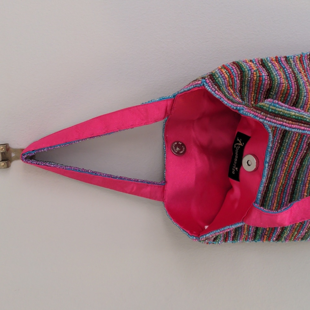 Vintage Y2K Beaded Mini Purse - Picture 4 of 10